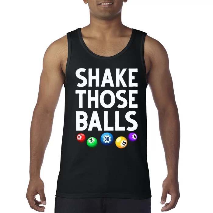 Cute Bingo Designs Casino Gambling Bingo Lovers Tank Top