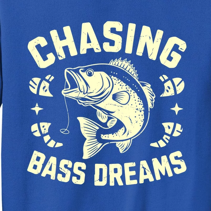 Chasing Bass Dreams Bass Fishing Gift Sweatshirt