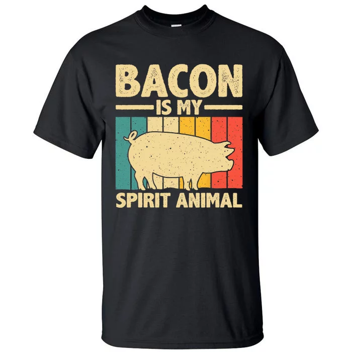 Cool Bacon Design Bacon Pig Pork Lover Tall T-Shirt