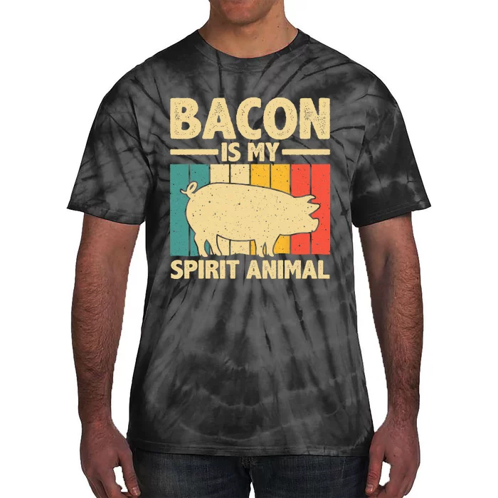 Cool Bacon Design Bacon Pig Pork Lover Tie-Dye T-Shirt