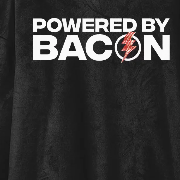 Cool Bacon Design Bacon Strip Pork Lovers Hooded Wearable Blanket