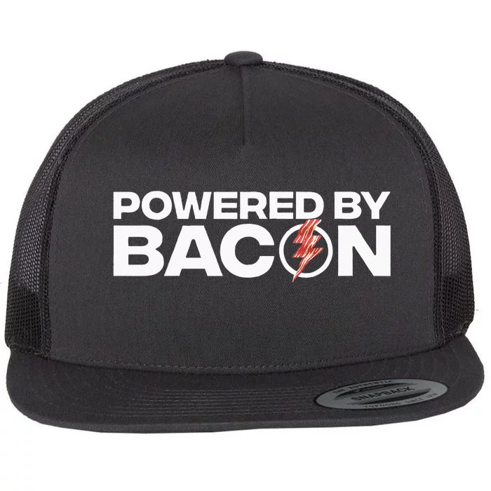 Cool Bacon Design Bacon Strip Pork Lovers Flat Bill Trucker Hat