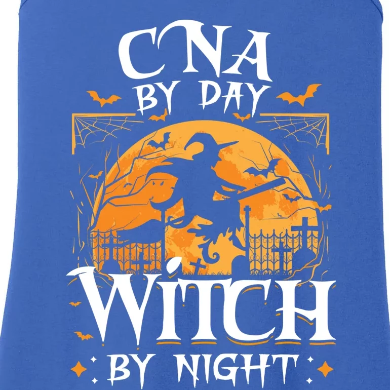 Cna By Day Witch By Night Halloween For Nurse Gift Ladies Essential Tank