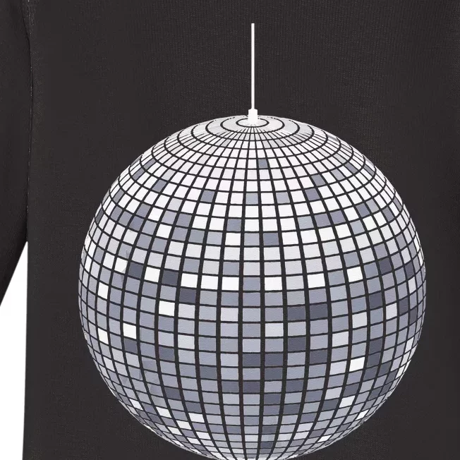 Cute Ball Disco Funny Dancer Seventies Dance Teacher Gift Baby Long Sleeve Bodysuit