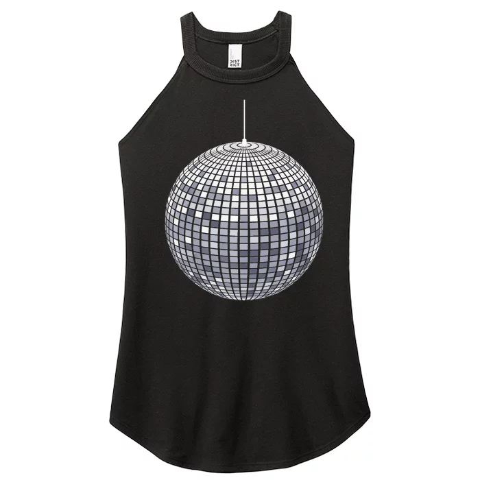 Cute Ball Disco Funny Dancer Seventies Dance Teacher Gift Women’s Perfect Tri Rocker Tank