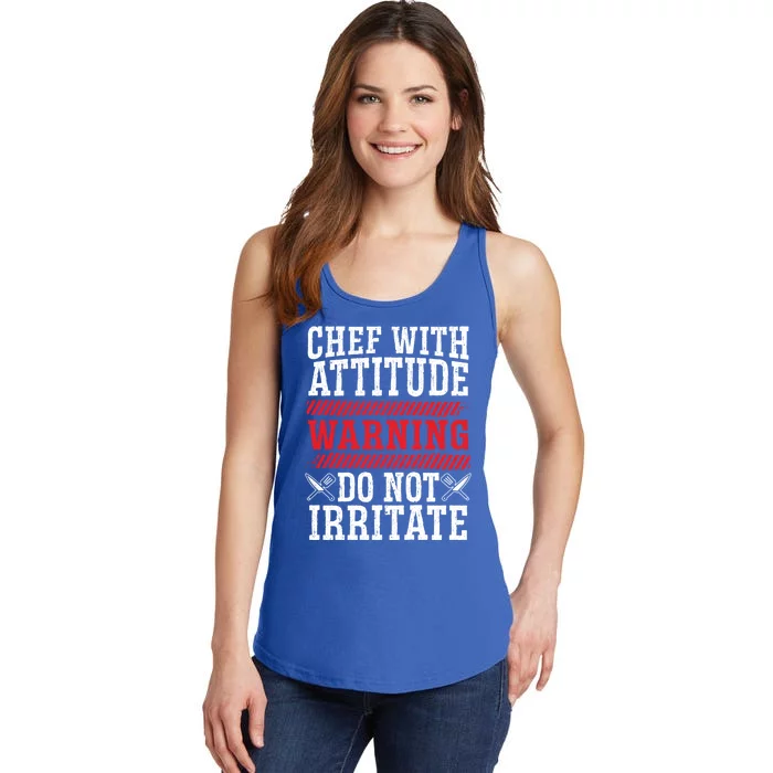 Culinary Badass Distressed Chef Gift Ladies Essential Tank