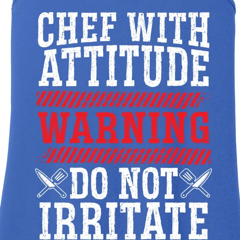 Culinary Badass Distressed Chef Gift Ladies Essential Tank