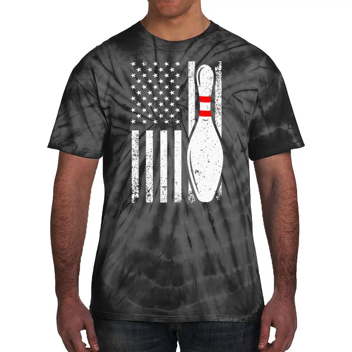 Cool Bowling Design For Women Bowler Bowling Pin Sport Tie-Dye T-Shirt