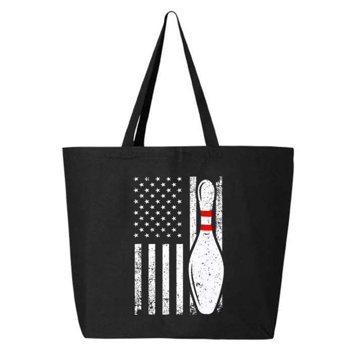 Cool Bowling Design For Men Women Bowler Bowling Pin Sport 25L Jumbo Tote