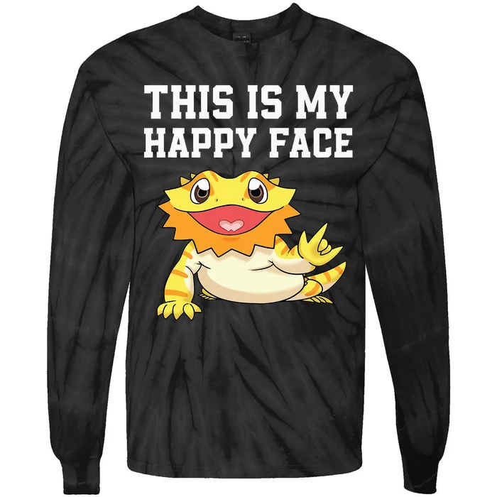 Cute Bearded Dragon For Reptile Lizard Pet Lover Tie-Dye Long Sleeve Shirt