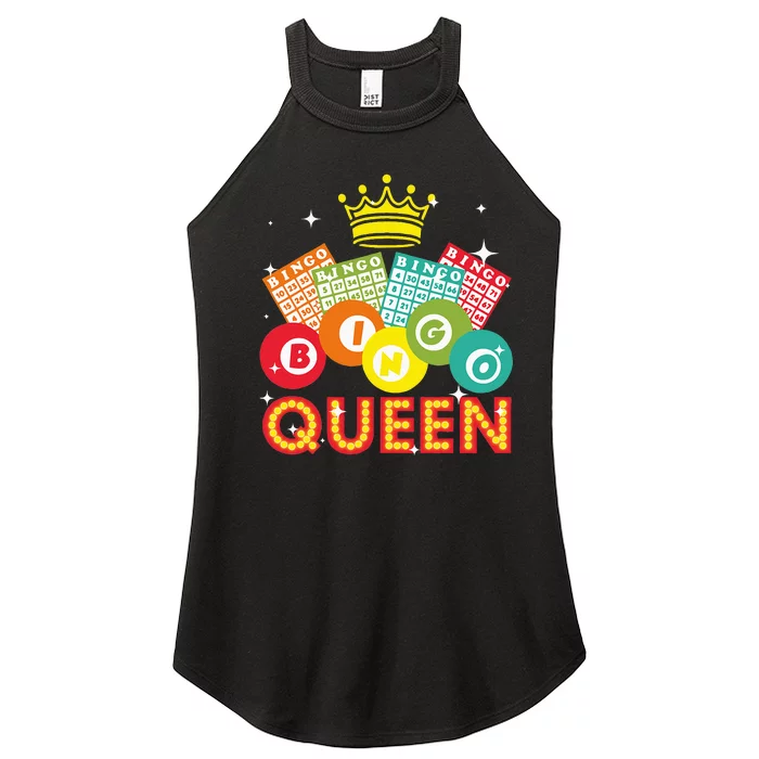 Cute Bingo Designs For Women Mom Bingo Lovers Casino Players Women’s Perfect Tri Rocker Tank