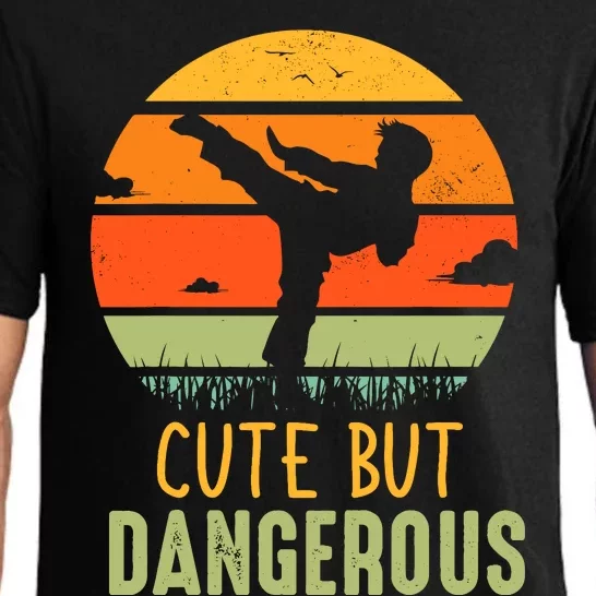 Cute But Dangerous Karate Student Trainee Karateka Master Pajama Set