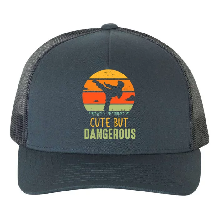 Cute But Dangerous Karate Student Trainee Karateka Master Yupoong Adult 5-Panel Trucker Hat