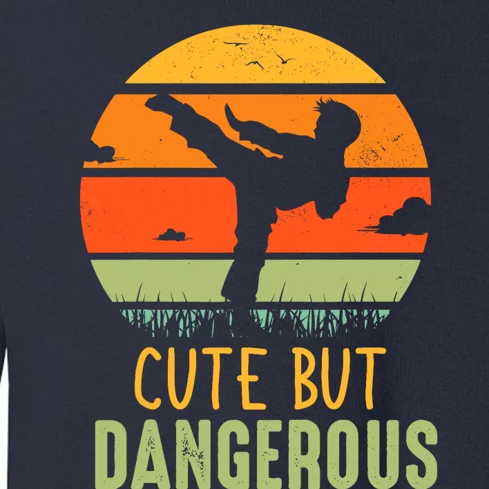 Cute But Dangerous Karate Student Trainee Karateka Master Toddler Sweatshirt