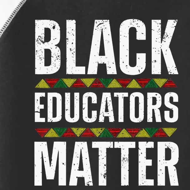 Cool Black Educators Matter Design For  Black Lover Toddler Fine Jersey T-Shirt