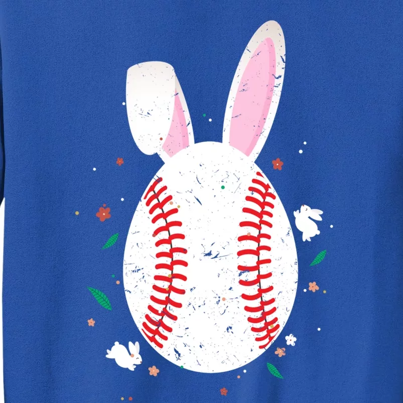 Cute Baseball Easter Egg Bunny Costume Happy Easter Day Gift Sweatshirt