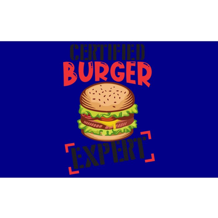 Certified Burger Expert Bbq Hamburger Backyard Grilling Gift Cool Gift Bumper Sticker