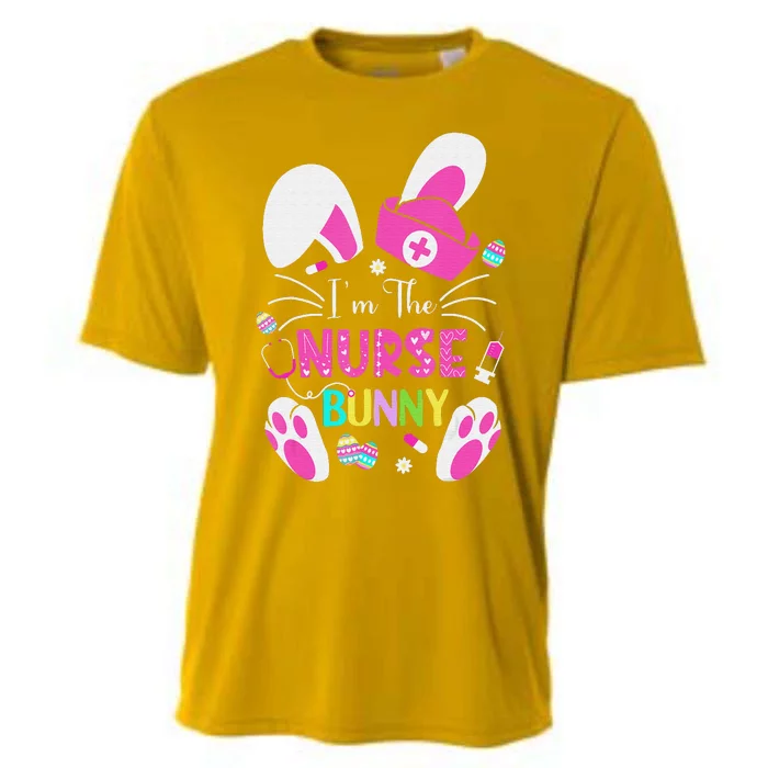 Cute Bunnies Easter I'm The Nurse Nurse Life RN Nursing Cooling Performance Crew T-Shirt