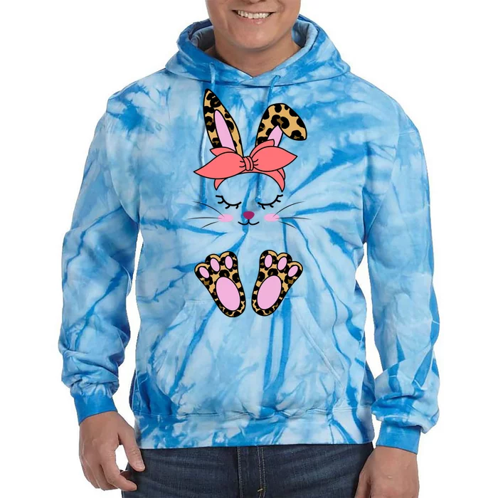 Cute Bunny Easter Holiday Tie Dye Hoodie