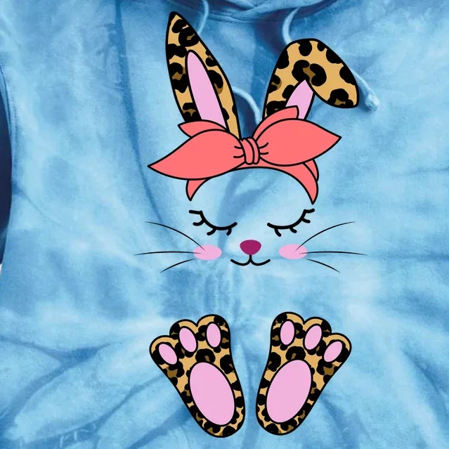 Cute Bunny Easter Holiday Tie Dye Hoodie