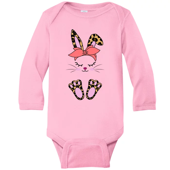 Cute Bunny Easter Holiday Baby Long Sleeve Bodysuit