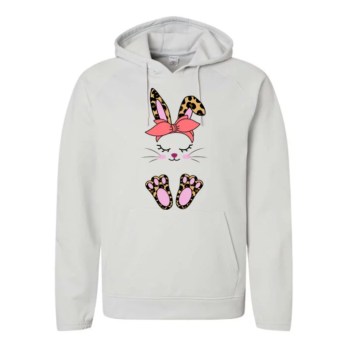 Cute Bunny Easter Holiday Performance Fleece Hoodie