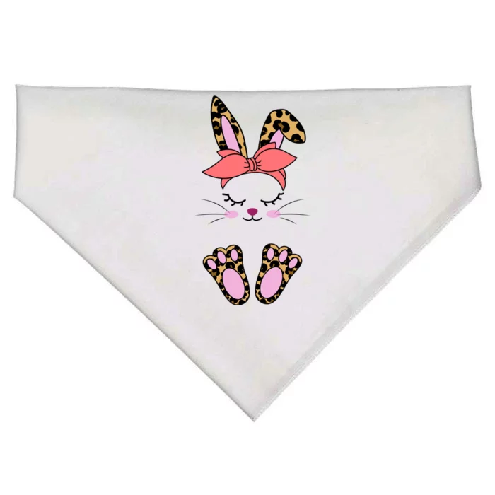 Cute Bunny Easter Holiday USA-Made Doggie Bandana