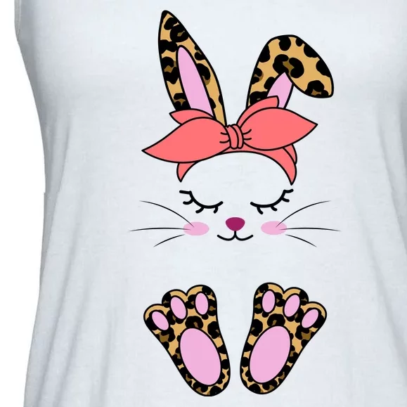 Cute Bunny Easter Holiday Ladies Essential Flowy Tank