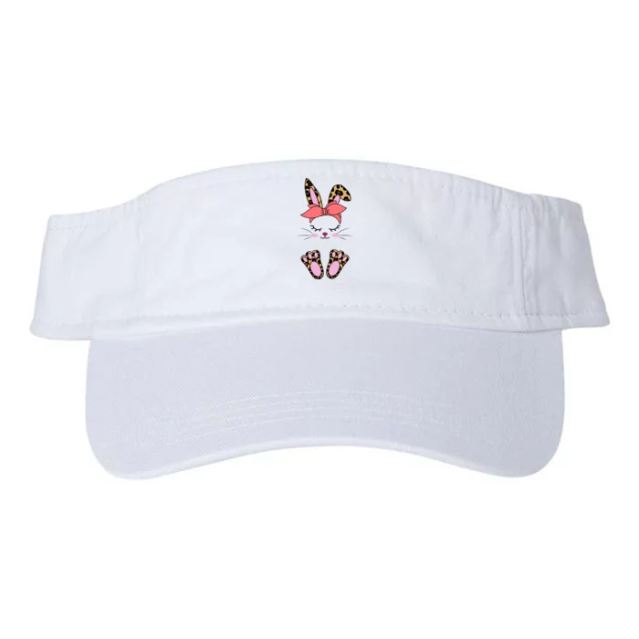 Cute Bunny Easter Holiday Valucap Bio-Washed Visor