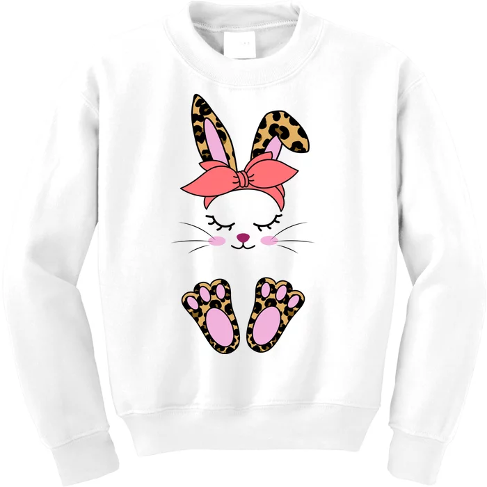 Cute Bunny Easter Holiday Kids Sweatshirt