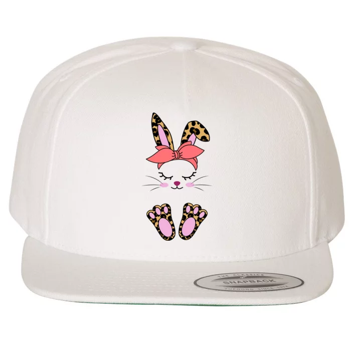 Cute Bunny Easter Holiday Wool Snapback Cap