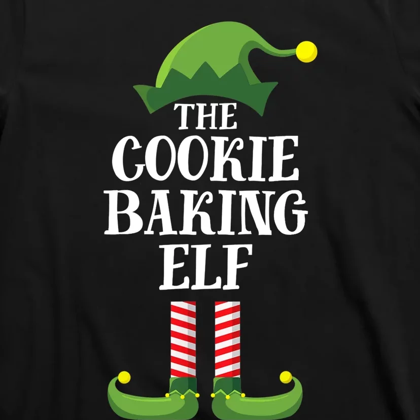 Cookie Baking Elf Matching Family Group Christmas Party T-Shirt