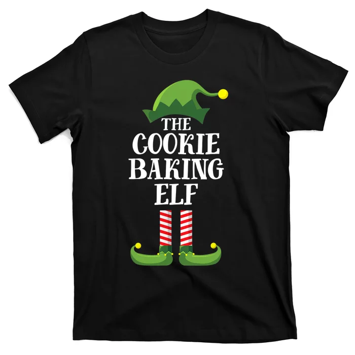 Cookie Baking Elf Matching Family Group Christmas Party T-Shirt