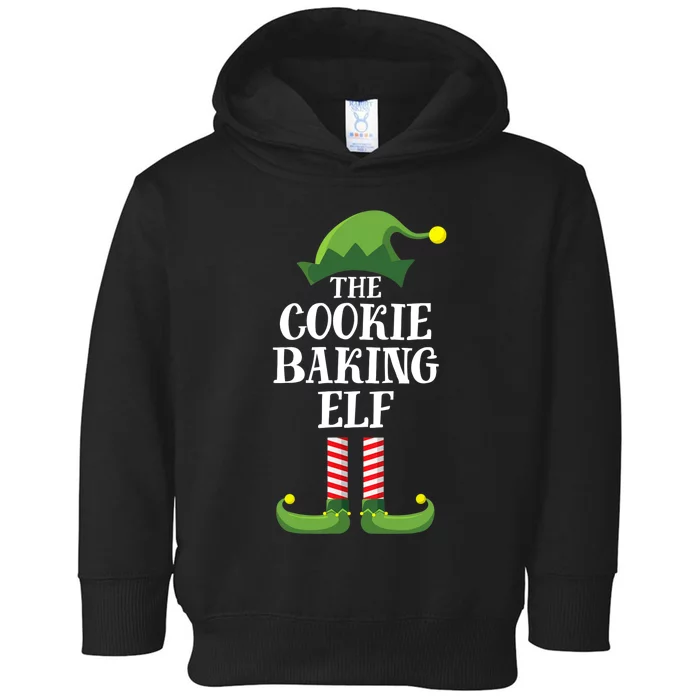 Cookie Baking Elf Matching Family Group Christmas Party Toddler Hoodie