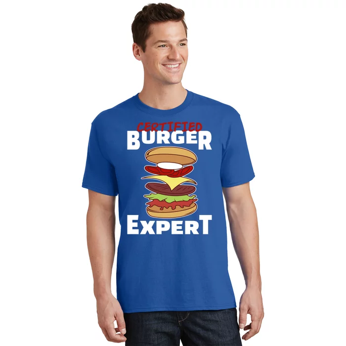 Certified Burger Expert Meat Eater Barbecue Great Gift T-Shirt