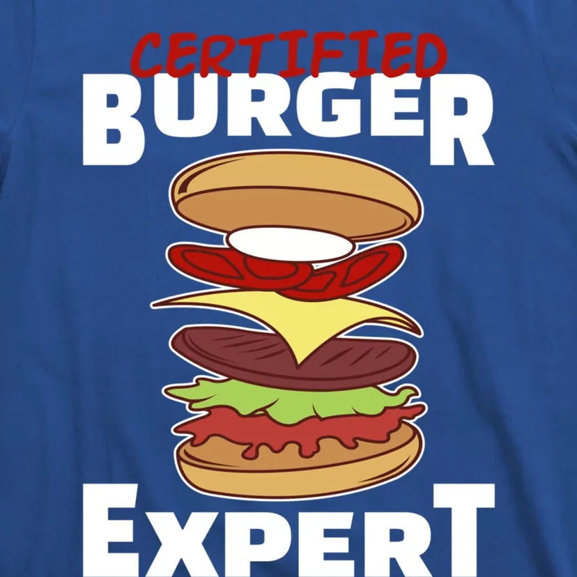 Certified Burger Expert Meat Eater Barbecue Great Gift T-Shirt