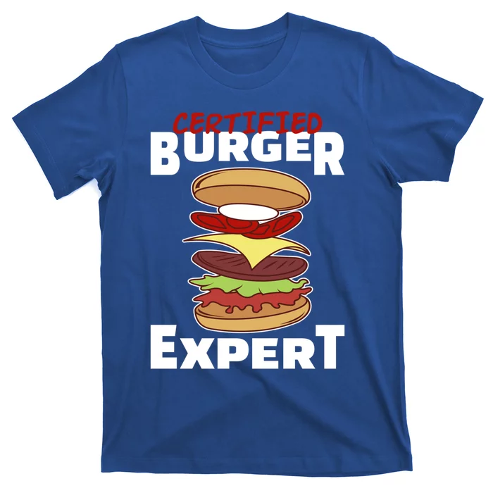 Certified Burger Expert Meat Eater Barbecue Great Gift T-Shirt