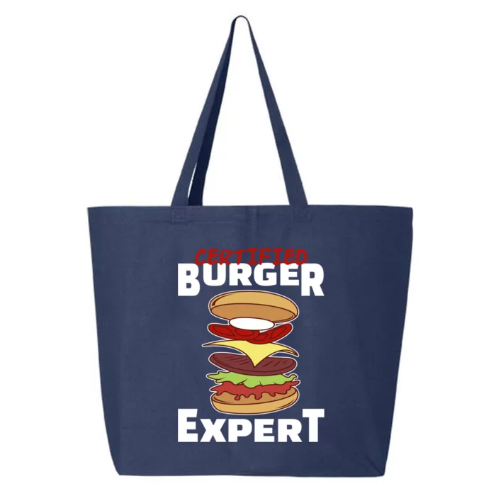 Certified Burger Expert Meat Eater Barbecue Great Gift 25L Jumbo Tote