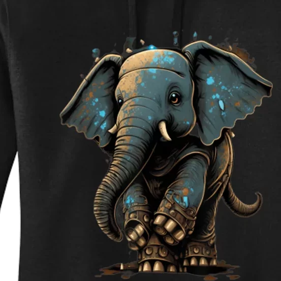 Cute Baby Elephant For People Lovers Elephant Women's Pullover Hoodie