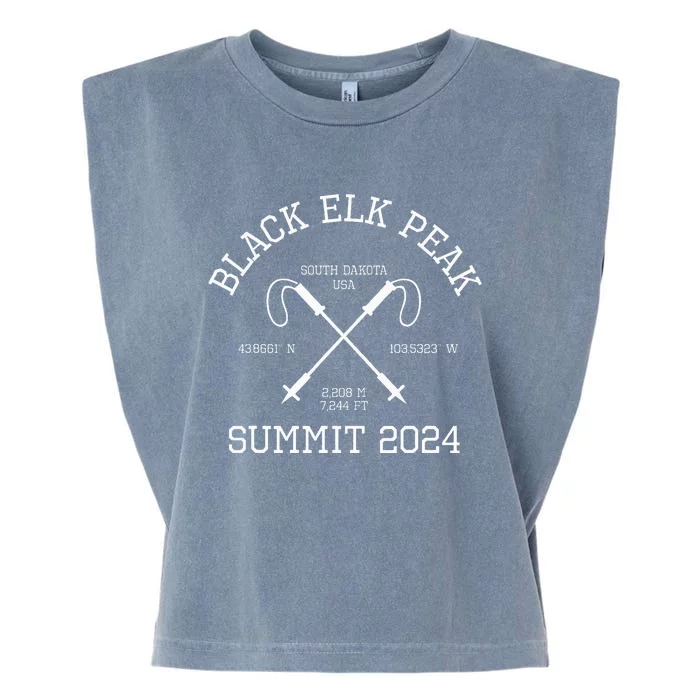 Climbed Black Elk Peak Summit 2024 Hike South Dakota Usa Garment-Dyed Women's Muscle Tee