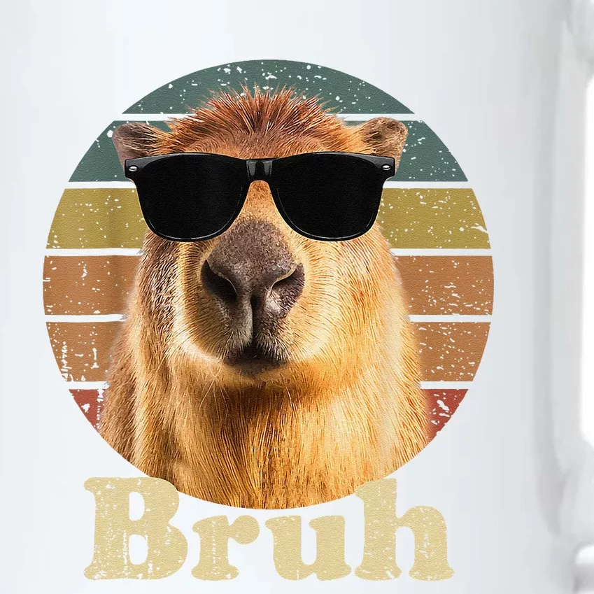 Capybara Bruh Funny Capybara Love Black Color Changing Mug