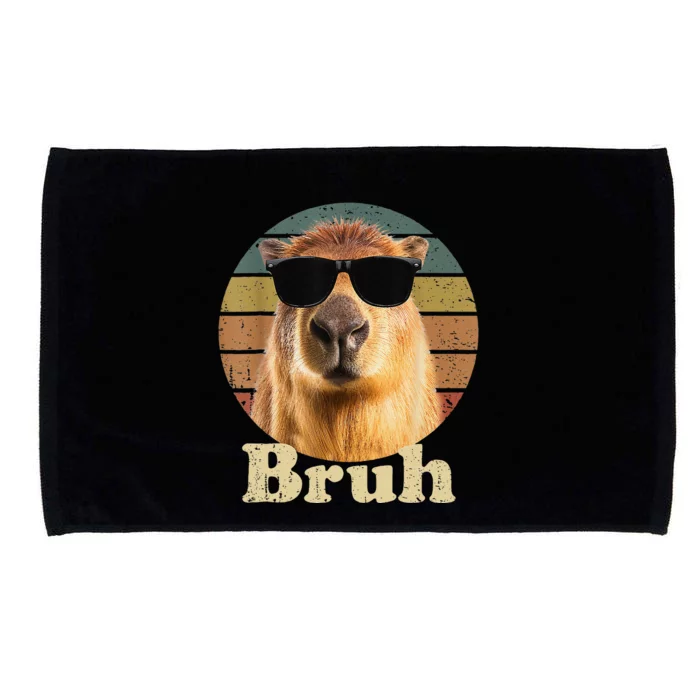 Capybara Bruh Funny Capybara Love Microfiber Hand Towel