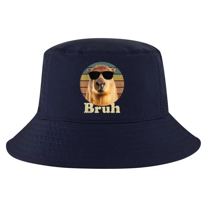 Capybara Bruh Funny Capybara Love Cool Comfort Performance Bucket Hat