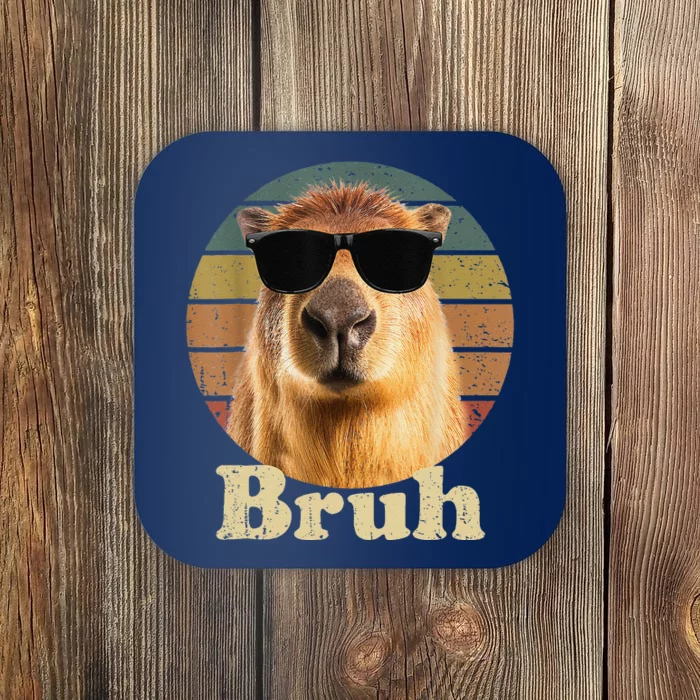 Capybara Bruh Funny Capybara Love Coaster