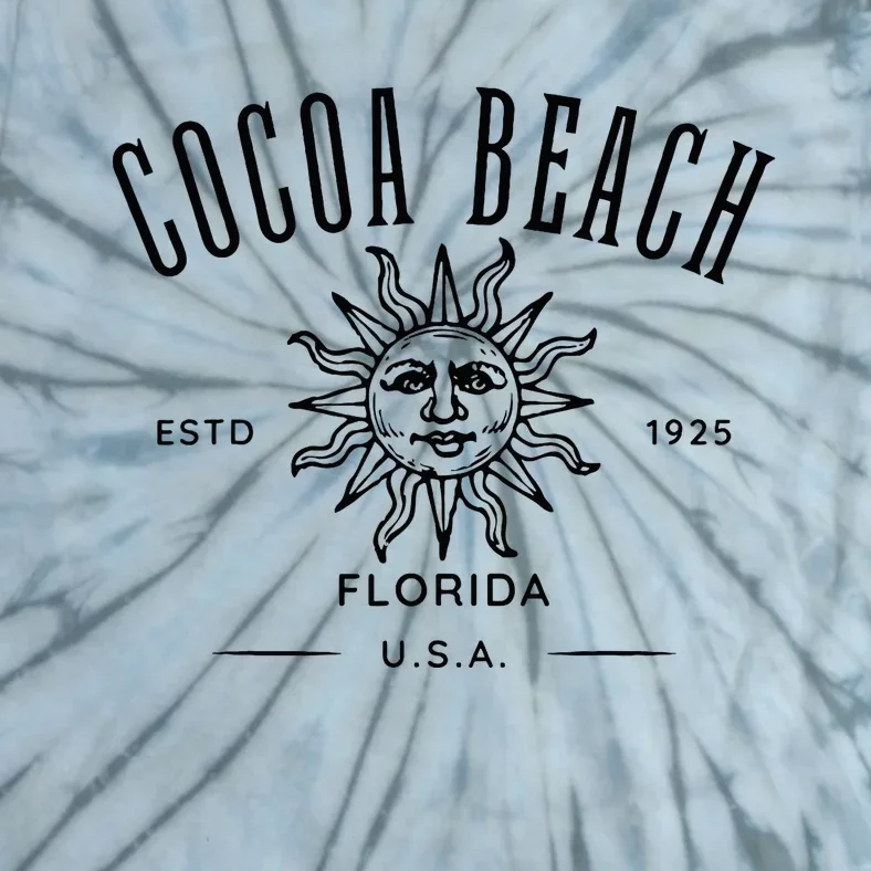 Cocoa Beach Florida Retro Souvenir Tie-Dye T-Shirt