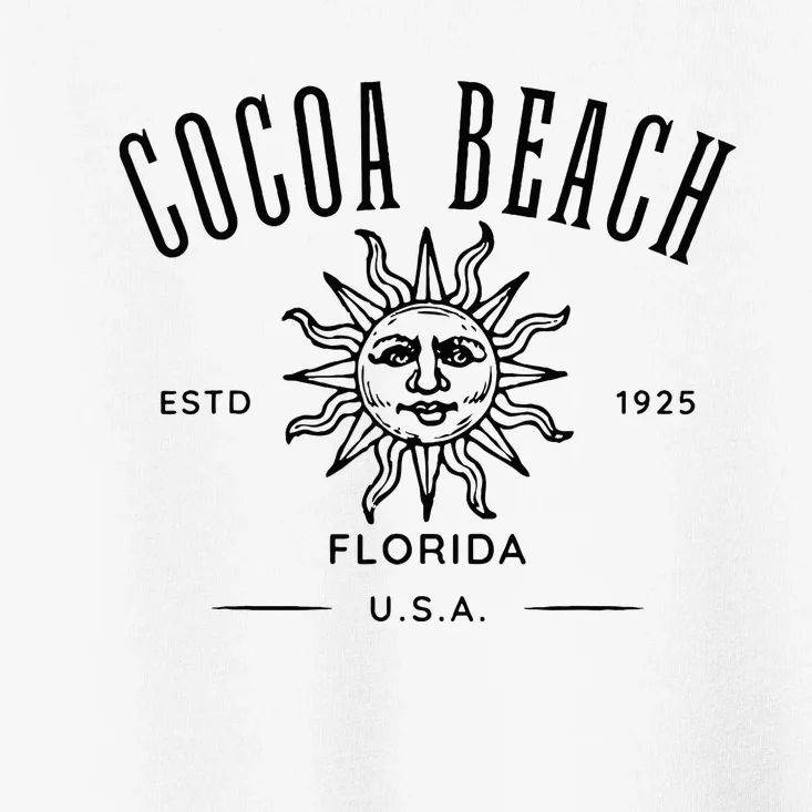 Cocoa Beach Florida Retro Souvenir Toddler T-Shirt