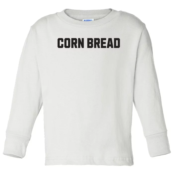 Corn Bread Funny Costume Halloween Toddler Long Sleeve Shirt