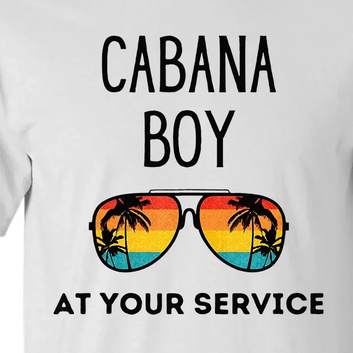 Cabana Boy Funny Summer Pool Party Bartender Bartending Tall T-Shirt