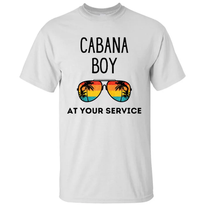 Cabana Boy Funny Summer Pool Party Bartender Bartending Tall T-Shirt