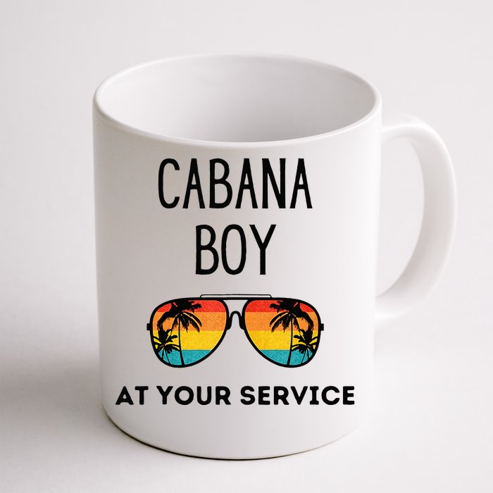 Cabana Boy Funny Summer Pool Party Bartender Bartending Front & Back Coffee Mug